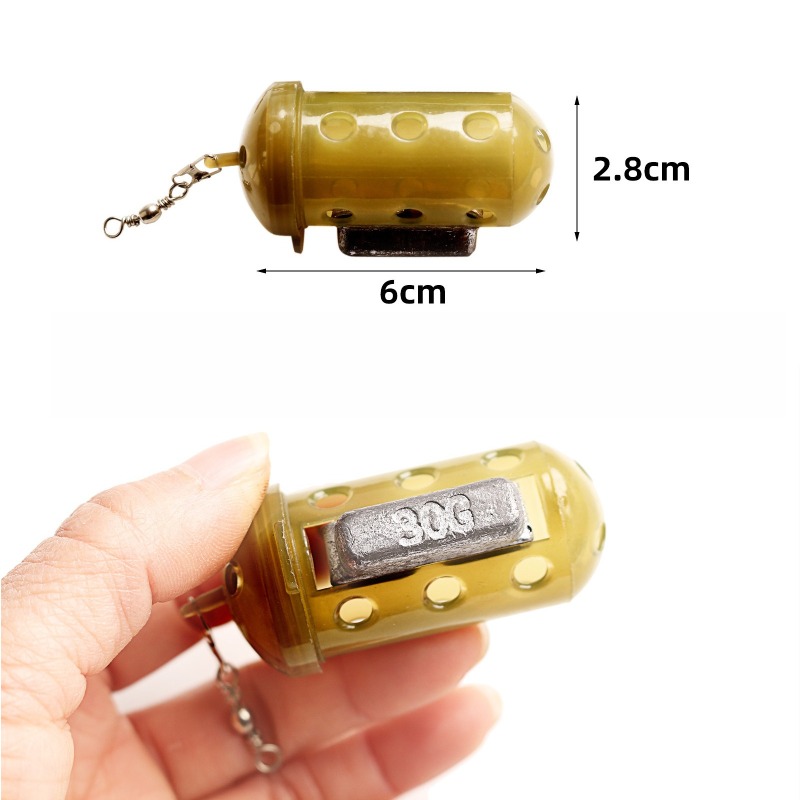 Fishing Equipment Holder - Zestaw 6 szt. Metodowych Feederów Karpiowych