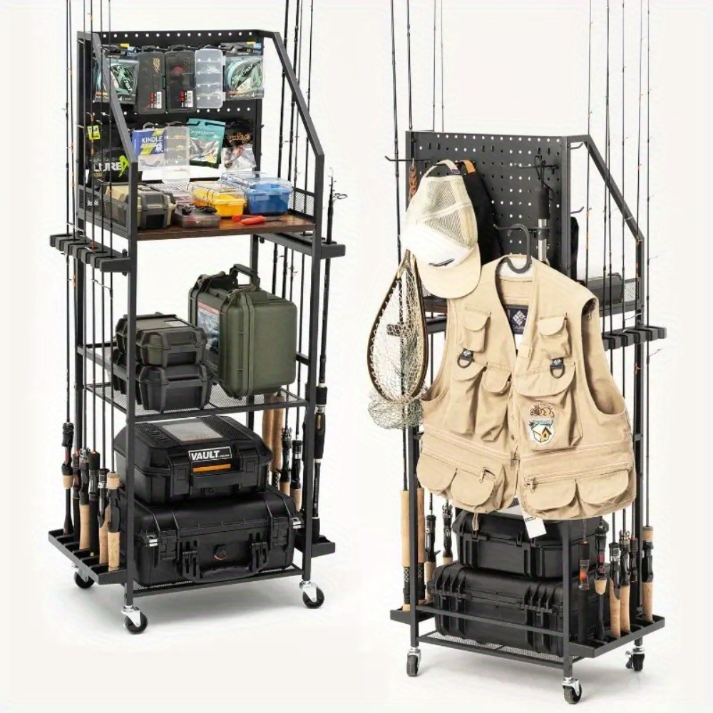 Fishing Equipment Holder - Stojaki na wędki do garażu, uchwyty