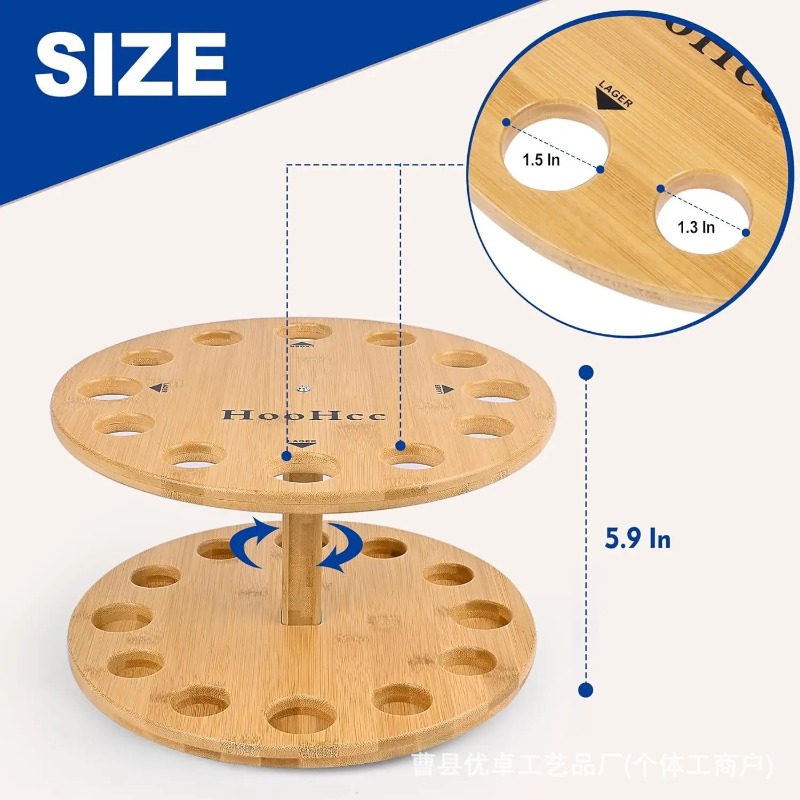 Okrągły, obrotowy stojak na wę – Fishing Equipment Holder recenzja i cena