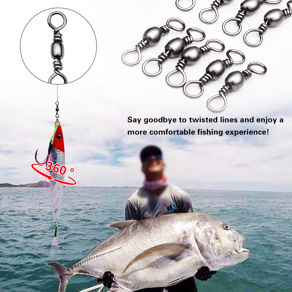 100 sztuk krętliki wędkarskie  – Baitcasting Reel recenzja i cena