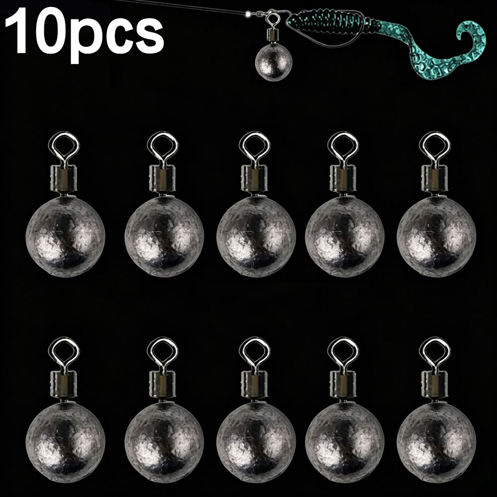 10 szt. Okrągłe obciążniki oło – Fishing Equipment On Sale recenzja i cena
