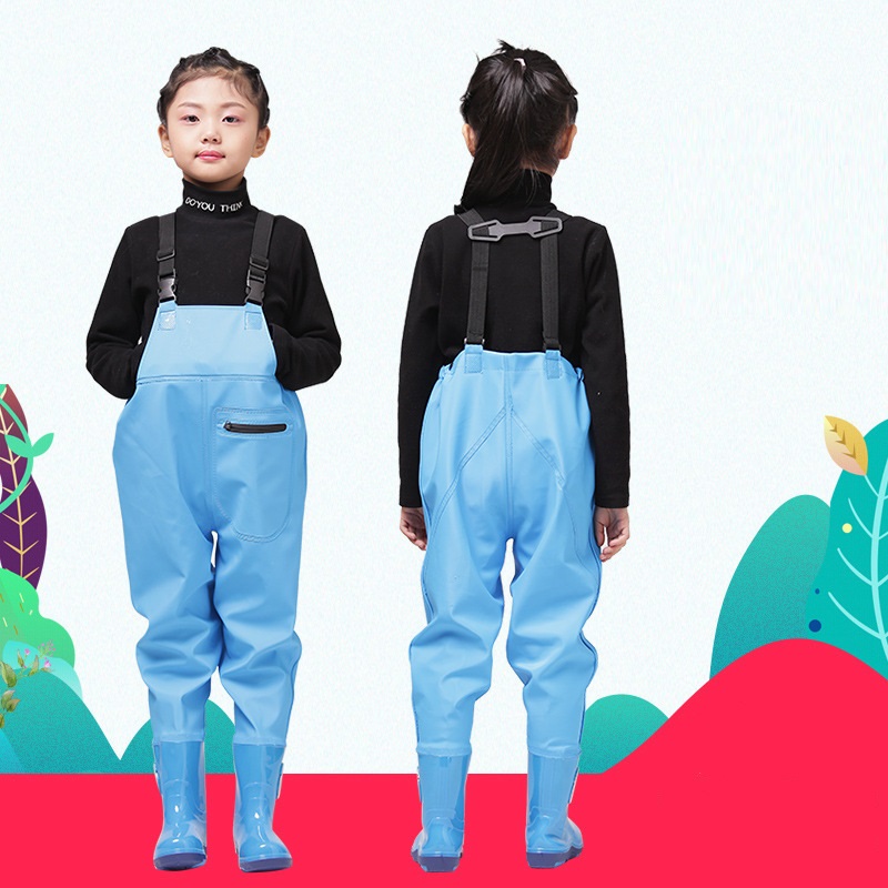 Wadery wędkarska z butami dla  – Fishing Equipment Kids recenzja i cena