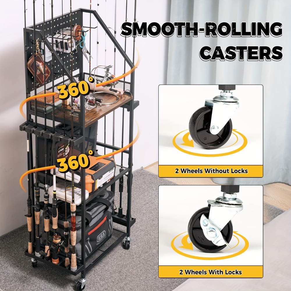 Stojaki na wędki do garażu, uc – Fishing Equipment Holder recenzja i cena