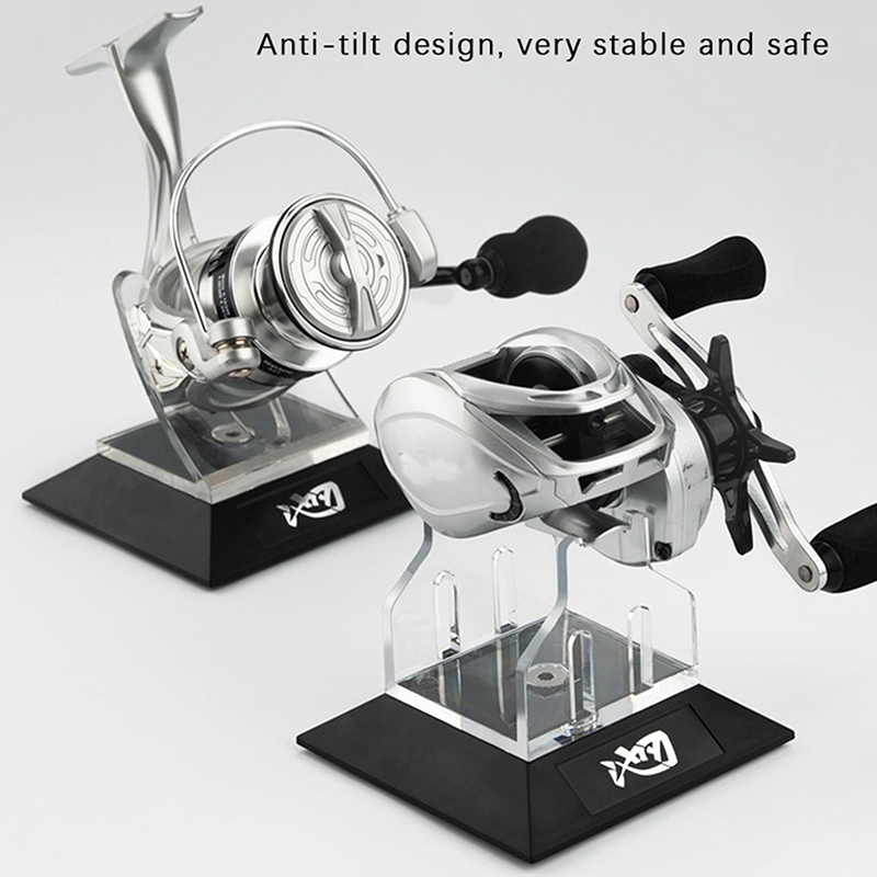 Akrylowy stojak na kołowrotek  – Fishing Equipment Holder recenzja i cena